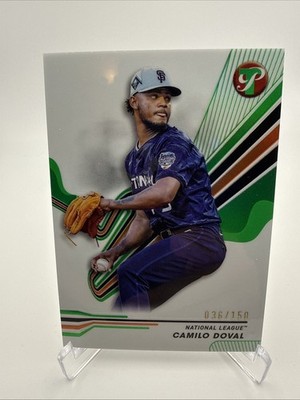 2024 Topps Pristine - All-Star Game Camilo Doval #254 Green Refractor /150