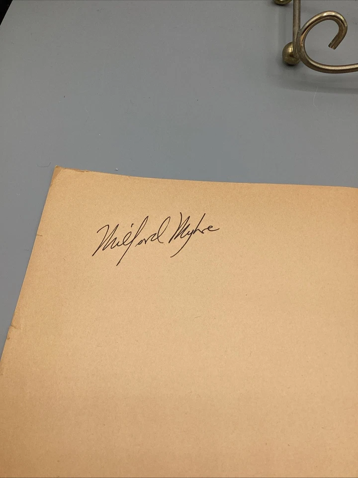 1972 Development of the Art of Carillon in North America SIGNED Milford Myhre - Image 3 of 4