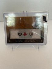 2010 Topps Tribute Relics #TDR-JE Jacoby Ellsbury #/25 Dual Jsy Black Red Sox 