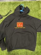 Travis Scott Cactus Jack x McDonald's BILLIONS SERVED HOODIE Black sz L New