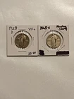 1928-D VF+ and 1928s F++ Standing Liberty Quarters