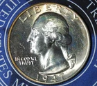 1947  Washington Quarter --BU {{{D376