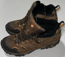 MERRELL Men's Size 13 Medium Moab 2 Mid Waterproof Earth Hiking Boots