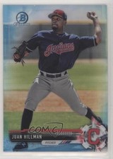2017 Bowman Draft Chrome Sky Blue Refractor 208/399 Juan Hillman #BDC-28 ov4