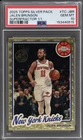 Jalen Brunson 2025 Topps Silver Pack SuperFractor 1/1 SSP Silver Pack PSA 10