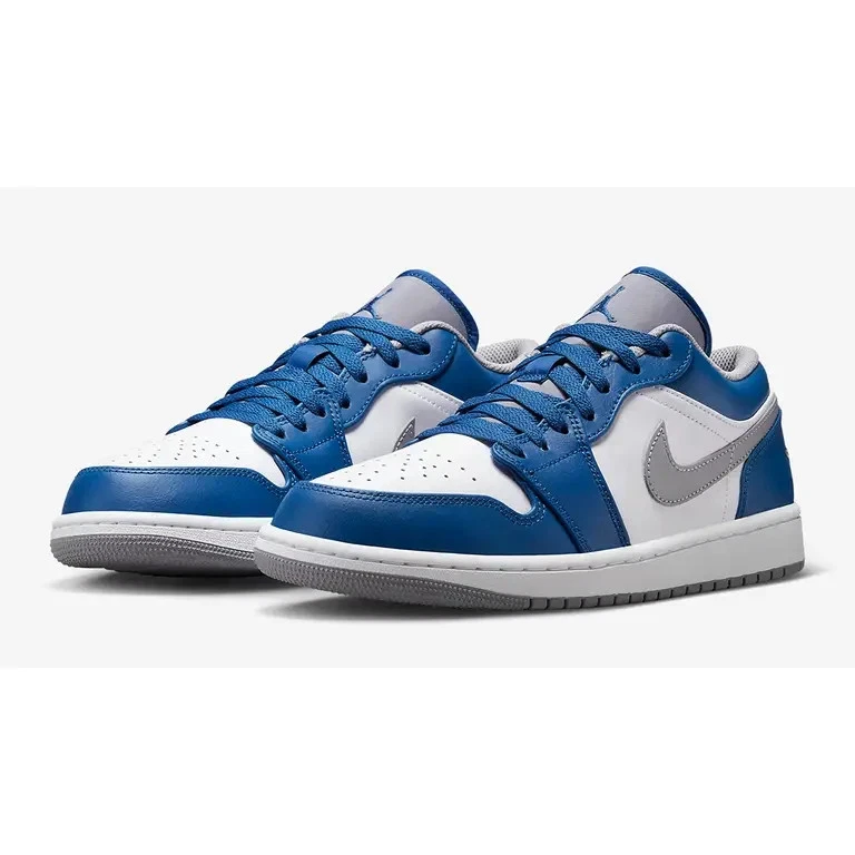 Air Jordan 1 LOW True Blue taglia UK 11 553558 412 NUOVO