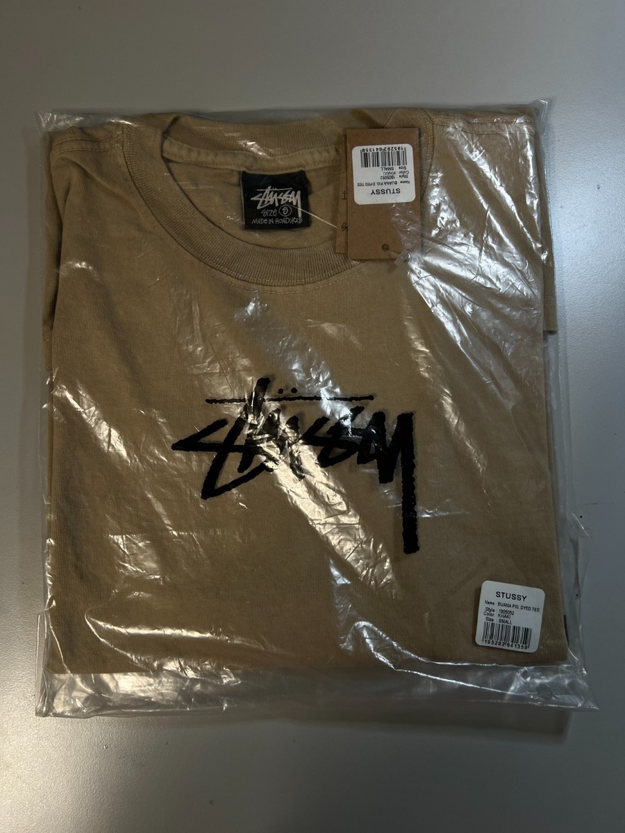 Stussy Buana Pigment Dyed T-Shirt Khaki | eBay