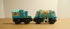 Thomas Friends Sodor Water Works Tanker Water Pumper Wooden Train Cars O79
