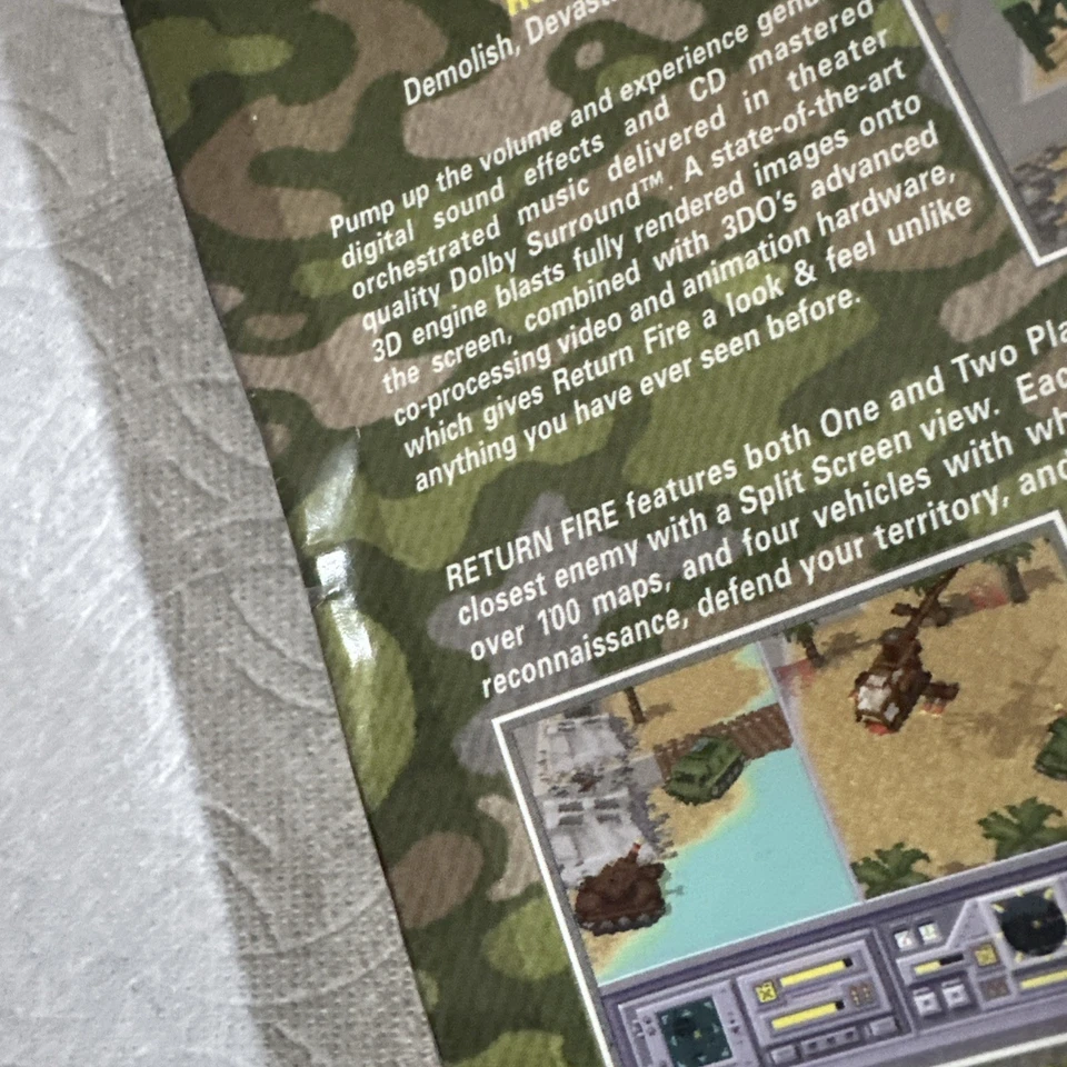 New Sealed Return Fire Panasonic 3DO, Please Read! - Image 3 of 4