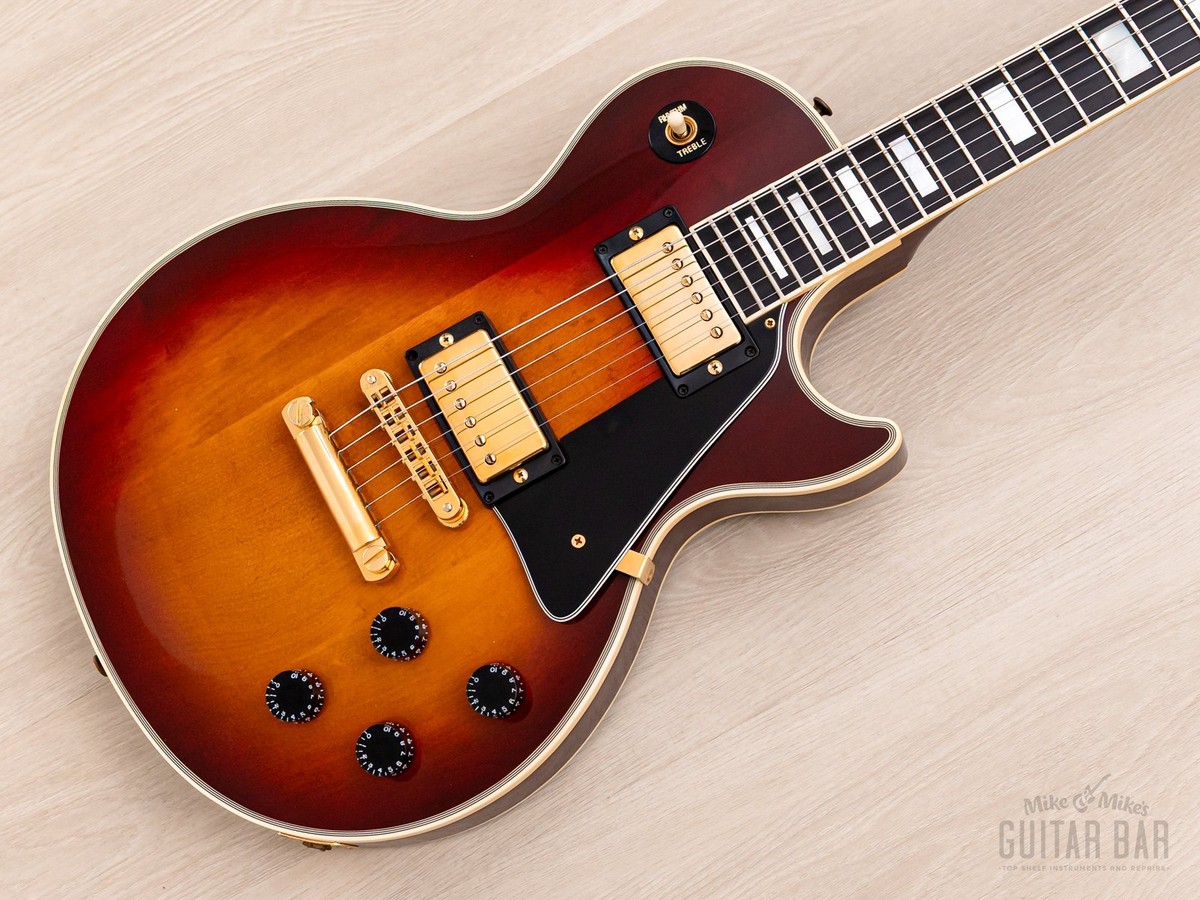 ジョン　nobland Les Paul type sunburst 1988 Gibson Les Paul Custom Tobacco Sunburst | Guitar Chimp