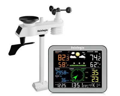 Sainlogic Wireless Weather Station with Outdoor Sensor,Weather Forecast, Temp...