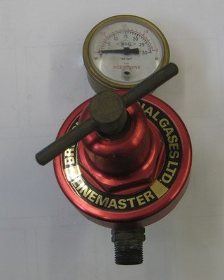 VINTAGE BRITISH INDUSTRIAL GAS LTD, LINEMASTER ACETYLEN-SCHWEISSMESSGERÄT.
