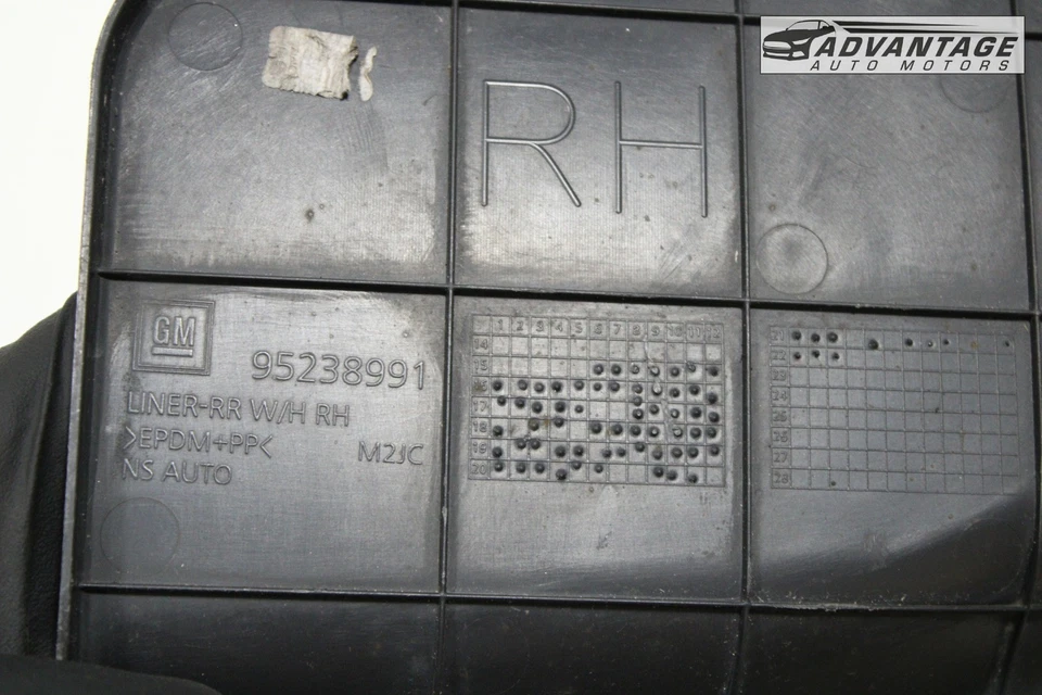 Chevrolet Spark 2016-22 panel trasero derecho cuarto panel cubierta revestimiento casa de ruedas OEM Foto 4 de 4