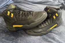 Nike Air Jordan 12 Black Taxi US Mens 9.5 Basketball Shoes Sneakers ct8013-071