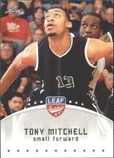 2012-13 Leaf #TM1 Tony Mitchell - BSK