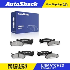 Front Rear Ceramic Brake Pad Set for 2001-2010 Chevrolet Silverado 2500 HD