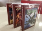 1942, Dark Chambers (speed hack) and Gauntlet for Atari 2600 and Atari + console