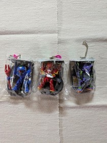 NEON GENESIS EVANGELION SEGA Keychain Figure II Set of 7 Unopened