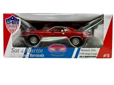 🇺🇸🇺🇸ACME Sox & Martin 1970 Plymouth  Barricuda RED 1:18 B3🇺🇸🇺🇸