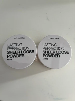 sheer loose powder x2 bundle translucent collection lasting perfection matte - Image 1 of 4