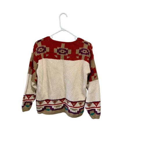 Sweater Loft Artesania Navajo Western wear Style Sweater Pre-Owned #1349 - Picture 3 of 4
