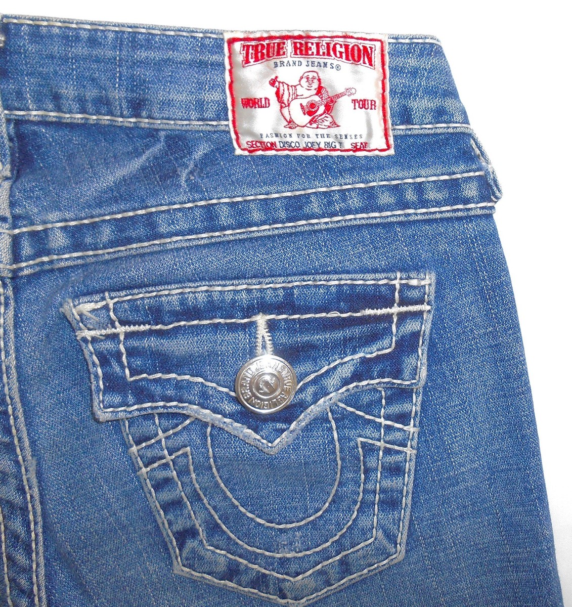 True Religion USA Wmns 'Disco Joey Big T' LowRise Flare