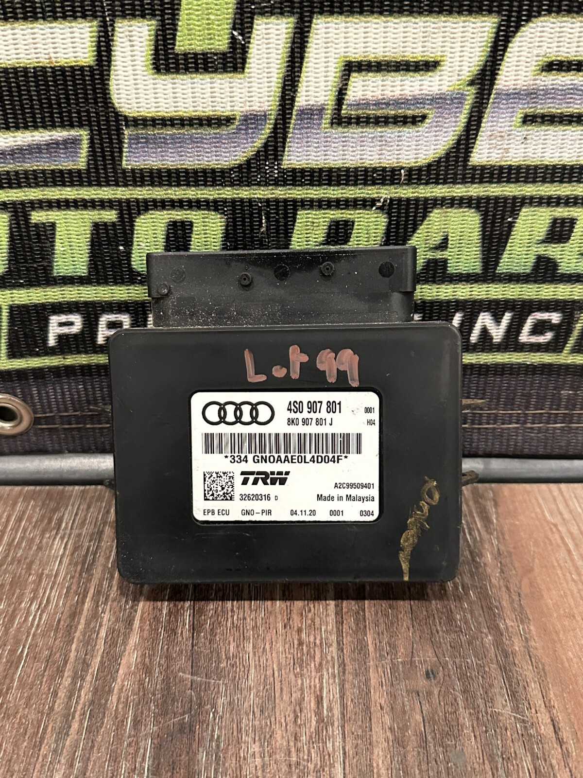 2021 AUDI R8 PARKING BRAKE CONTROL MODULE OEM 4S0 907 801