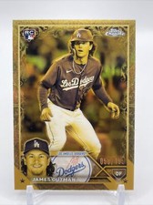 2023 TOPPS CHROME GILDED JAMES OUTMAN ROOKIE CAST IN GOLD #156 RC /199 DODGERS