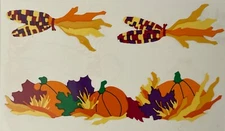 FALL THINGS Stickers(3pc)Mrs. Grossman's•Halloween•Pumpkin •Garden•Indian corn•
