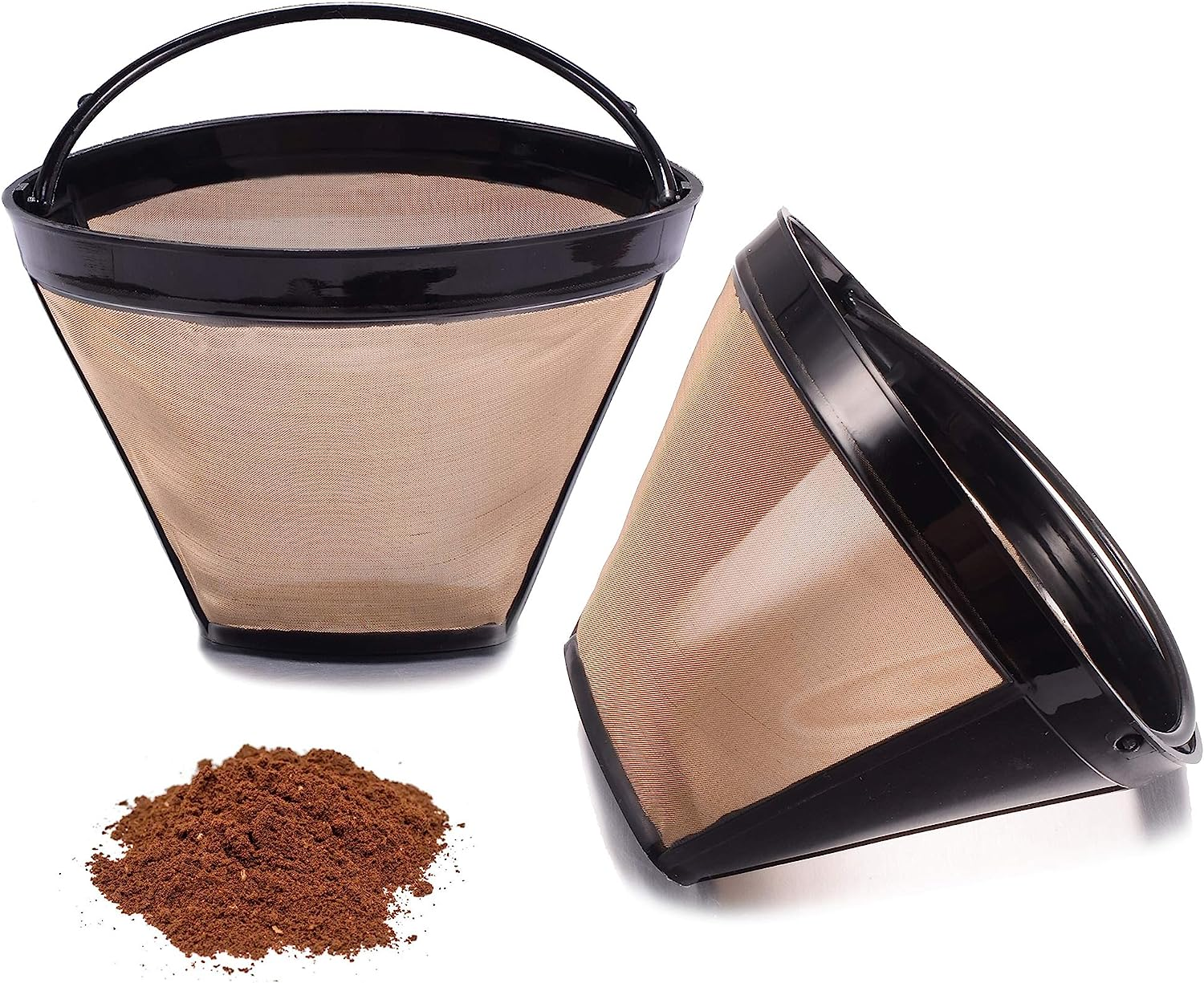 Reusable No.4 Cone Filters for Ninja Coffee Bar Brewer Replacement  