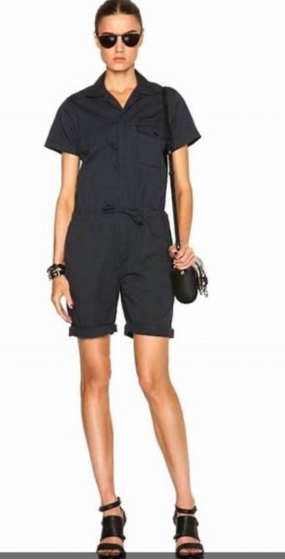 FWK Engineered Garments Utility Cotton Navy Front Zip Jumpsuit 1 (S)