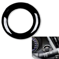 Gloss Black Engine Push Button Ring Trim Cover Fits Altima Maxima Juke Sentra