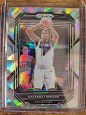 2023 Panini WNBA Prizm Natasha Howard Cracked Ice Prizm #116 Dallas Wings