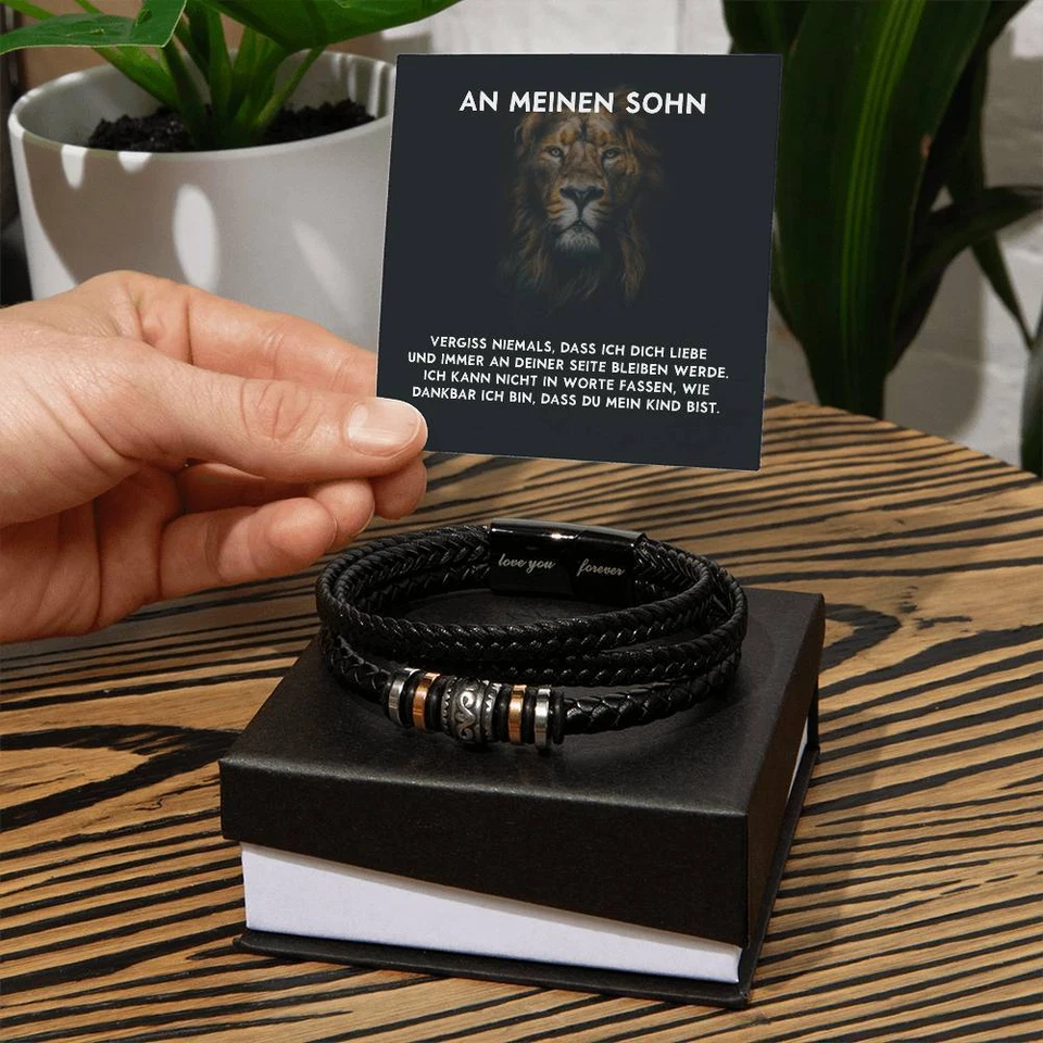 Geschenk für Sohn - Armband Junge - Geschenke für Jungen - Geschenkideen für Ihn - Bild 3 von 4