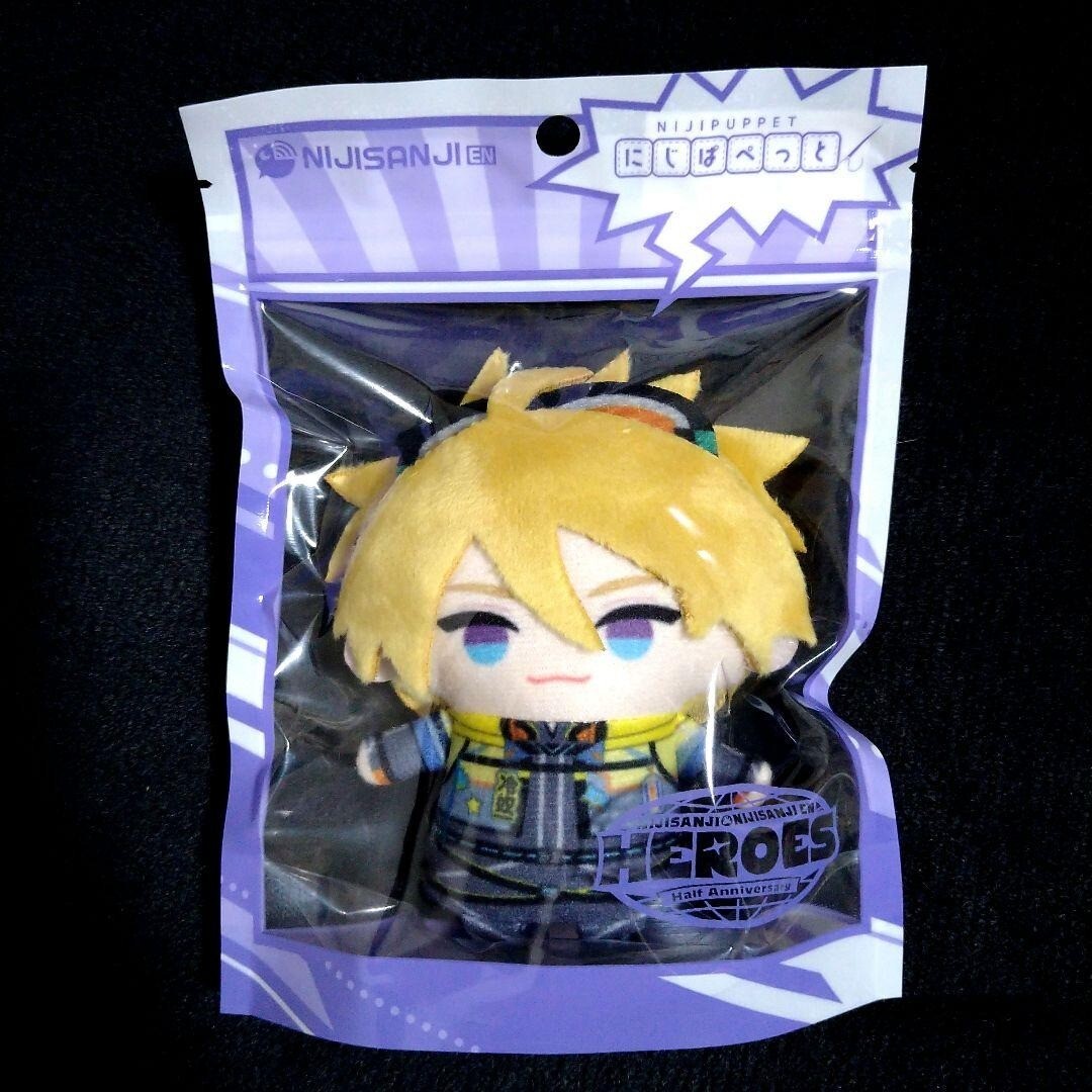 Nijisanji HEROES Half Anniversary Niji Puppet Yu Q. Wilson Plush Doll toy New