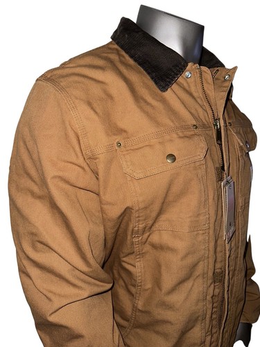 NWT! Carhartt 3M Full Swing Washed Duck Men’s XL Tall Traditional Brown Coat - Picture 3 of 16