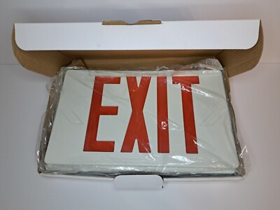 Emergency Exit Sign Double Face Commercial LED Lighting with Back-Up Battery