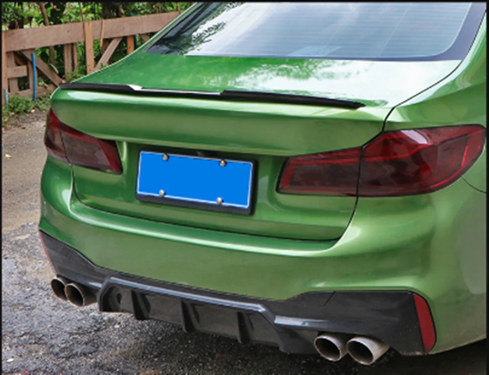 47” Car Rear Wing Lip Spoiler Tail Trunk Roof Trim Sticker Decor Accessories Foto 4 de 4