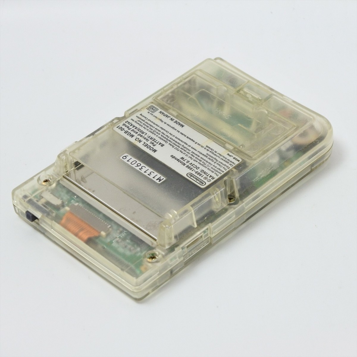 Nintendo Game Boy Pocket MGB-001 Console Clear M13136019 | Region