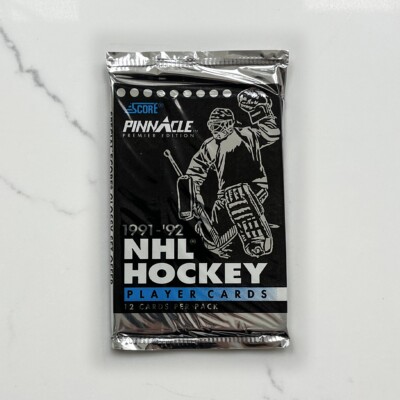 1991-92 Score Pinnacle NHL Hockey Card Pack   12 Cards per Pack