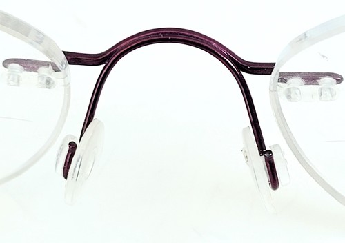 Silhouette TMA 7395 6066 Wine 19 135 Rimless Eyeglasses Frame w/cs Austria 238 - Picture 7 of 11