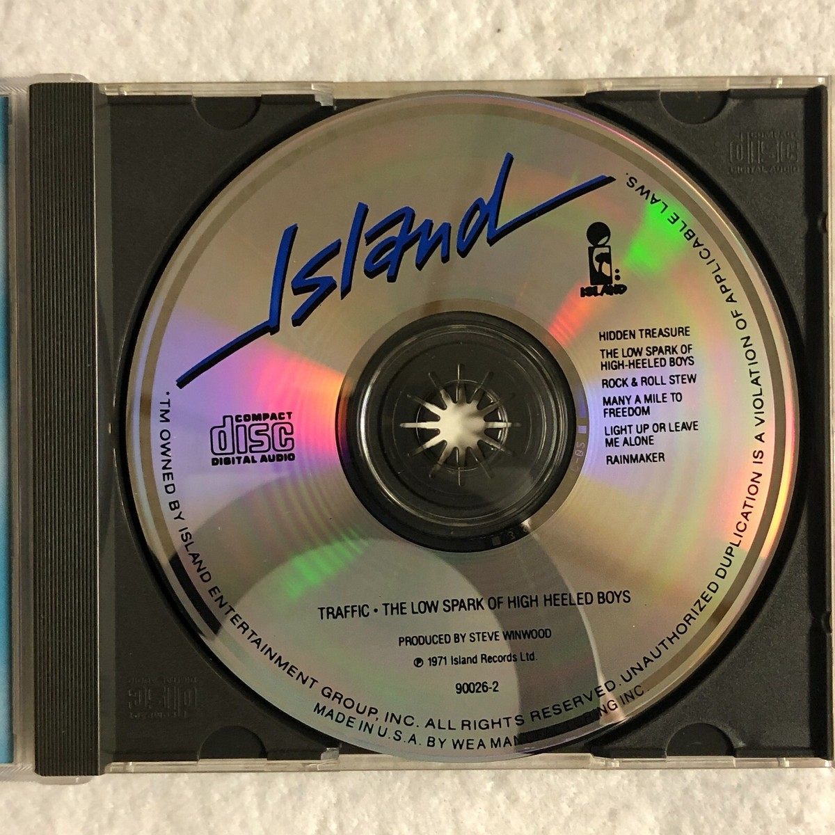 Traffic Low Spark of High Heeled Boys CD | eBay