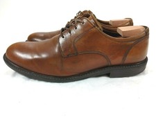 Johnston  Murphy Tabor Plain Toe Tan Calfskin Shoes - Size 11.5 20-3360 