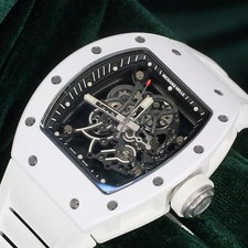 Richard Mille “Bubba Watson” 49.90mm White Ceramic MINT COMPLETE SET RM 055 13