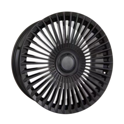 24'' GLOSS BLACK MULT SPOKE STYLE FORGED WHEELS RIMS FITS FOR BENTLEY MULSANNE II