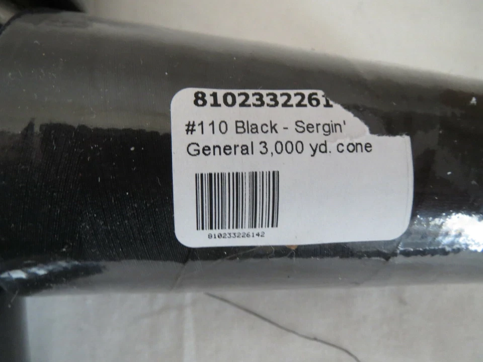 Superior Threads Sergin' General #110 Black 3,000 Yards Pack of 5 - Image 2 of 4