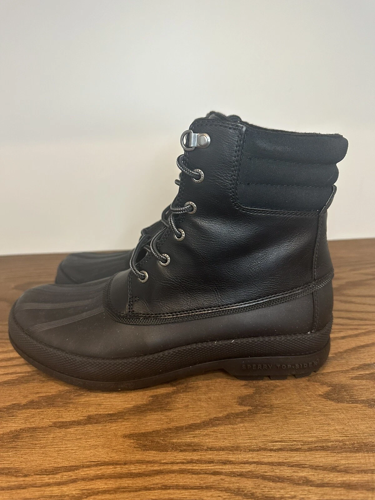 Men's Sperry Cold Bay Chukka - Black - STS23683 - Waterproof Size 8.5