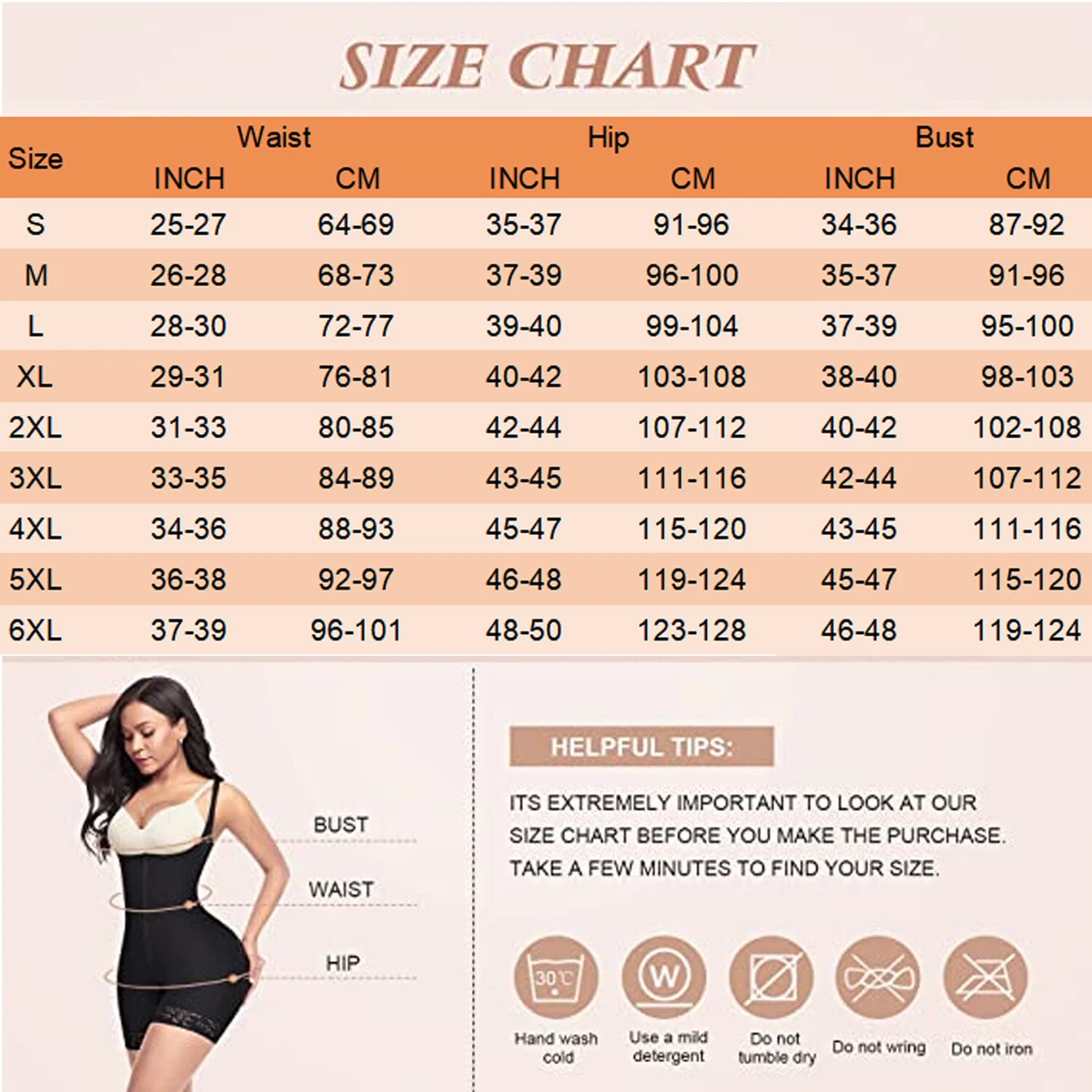 Compression Full Body Shaper Waist Trainer Corset Underwear Bodysuit Plus  Size