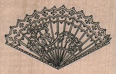 Elaborate Fan 2 3/4 x 1 3/4
