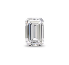 .50 CT Natural White Diamond, 4mm Emerald Cut, VVS1, D Color, Certified A91